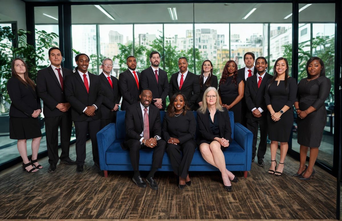 The L and L Law Group attorneys and staff at the firm's Frisco, Texas office